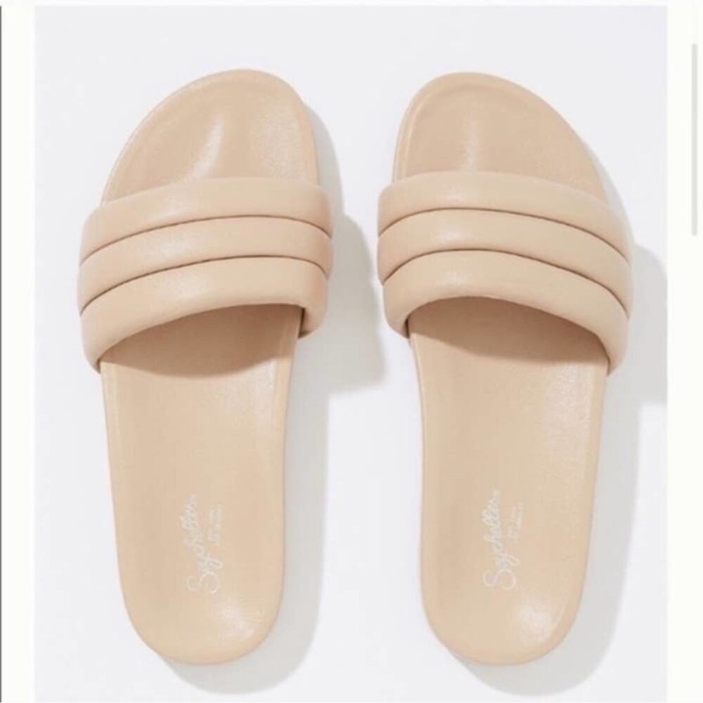 Seychelles Vibe Check Puffy Platform Slide Sandal Vacchetta size 9